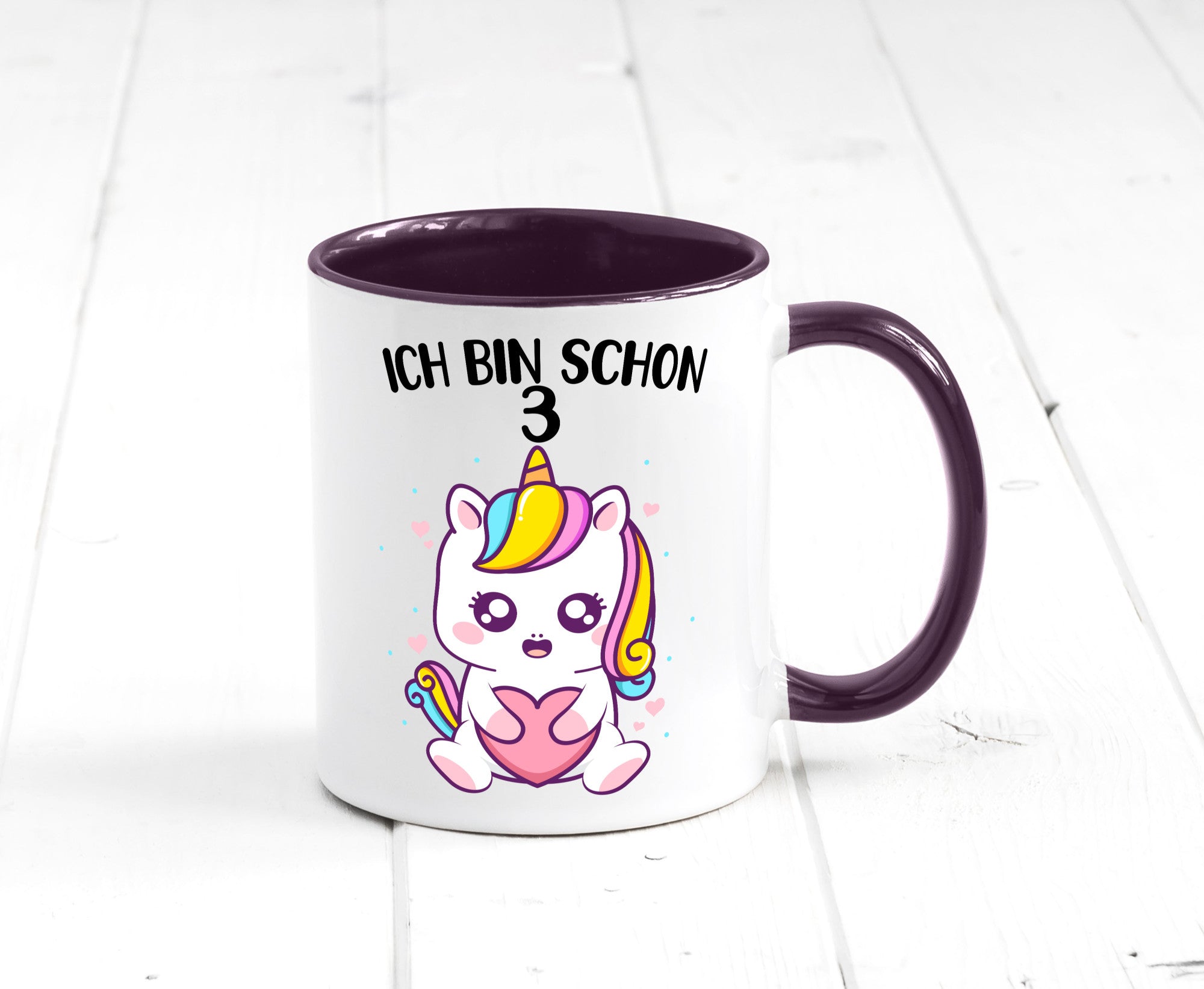 3. Geburtstag | Ich bin schon 3 Jahre Einhorn Mädchen lustig Geschenkidee