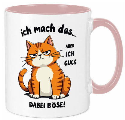 Ich guck dabei Böse | Katze Ironie Geschenk Tierliebhaber Humor lustiger Spruch