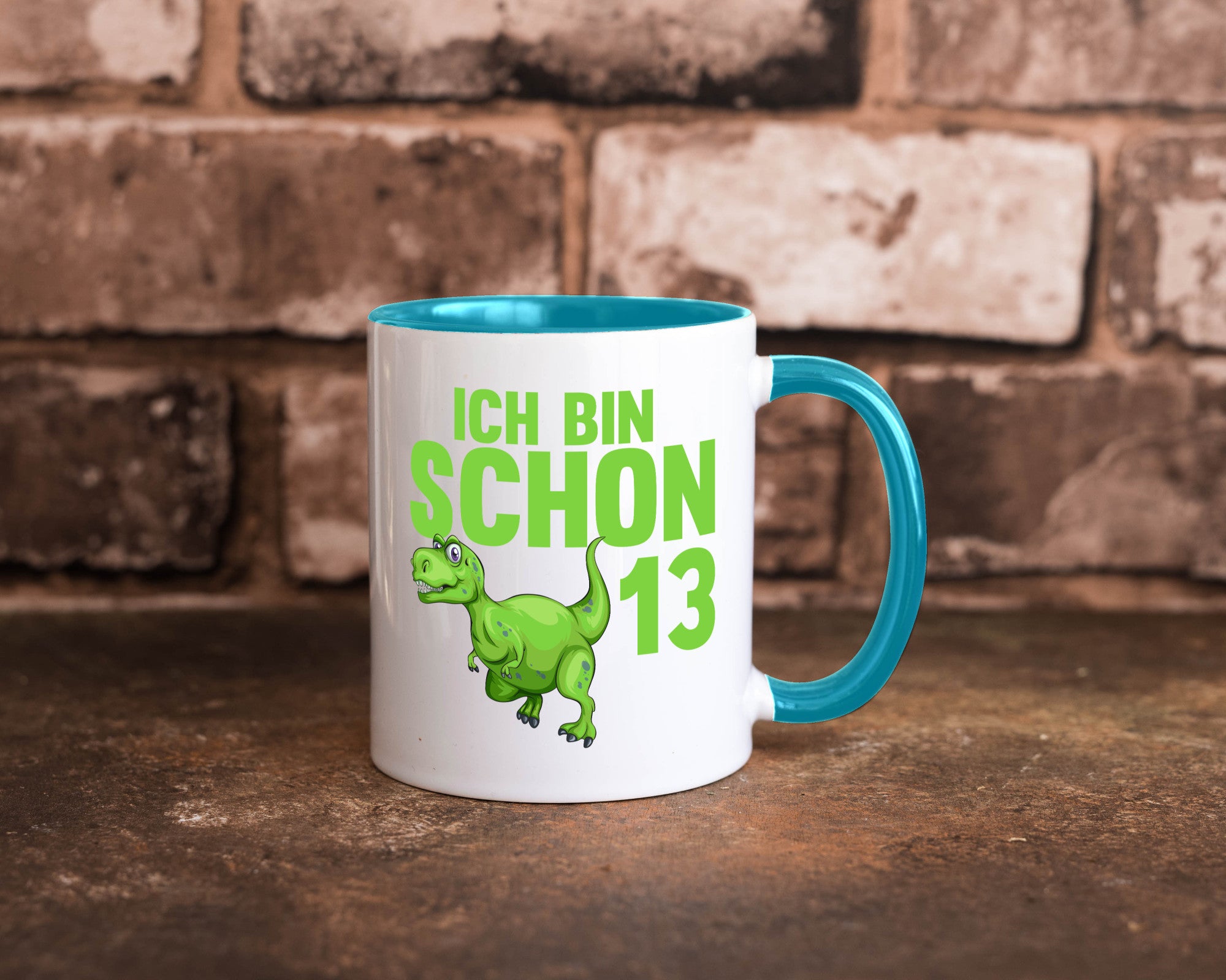 13. Geburtstag | 13 Jahre Dino Dinosaurier Humor Geschenkidee Tasse