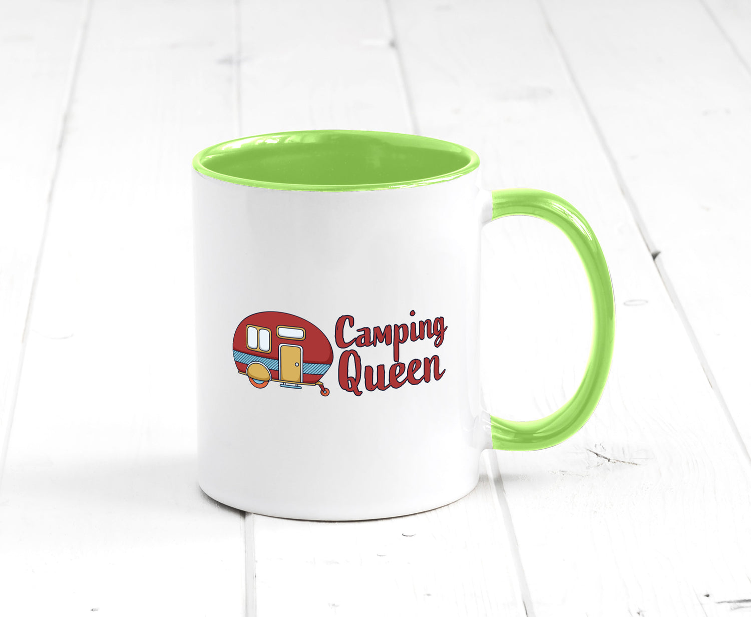Camping Queen | Wohnanhänger Geschenk Humor Geschenkidee lustiger Spruch Tasse