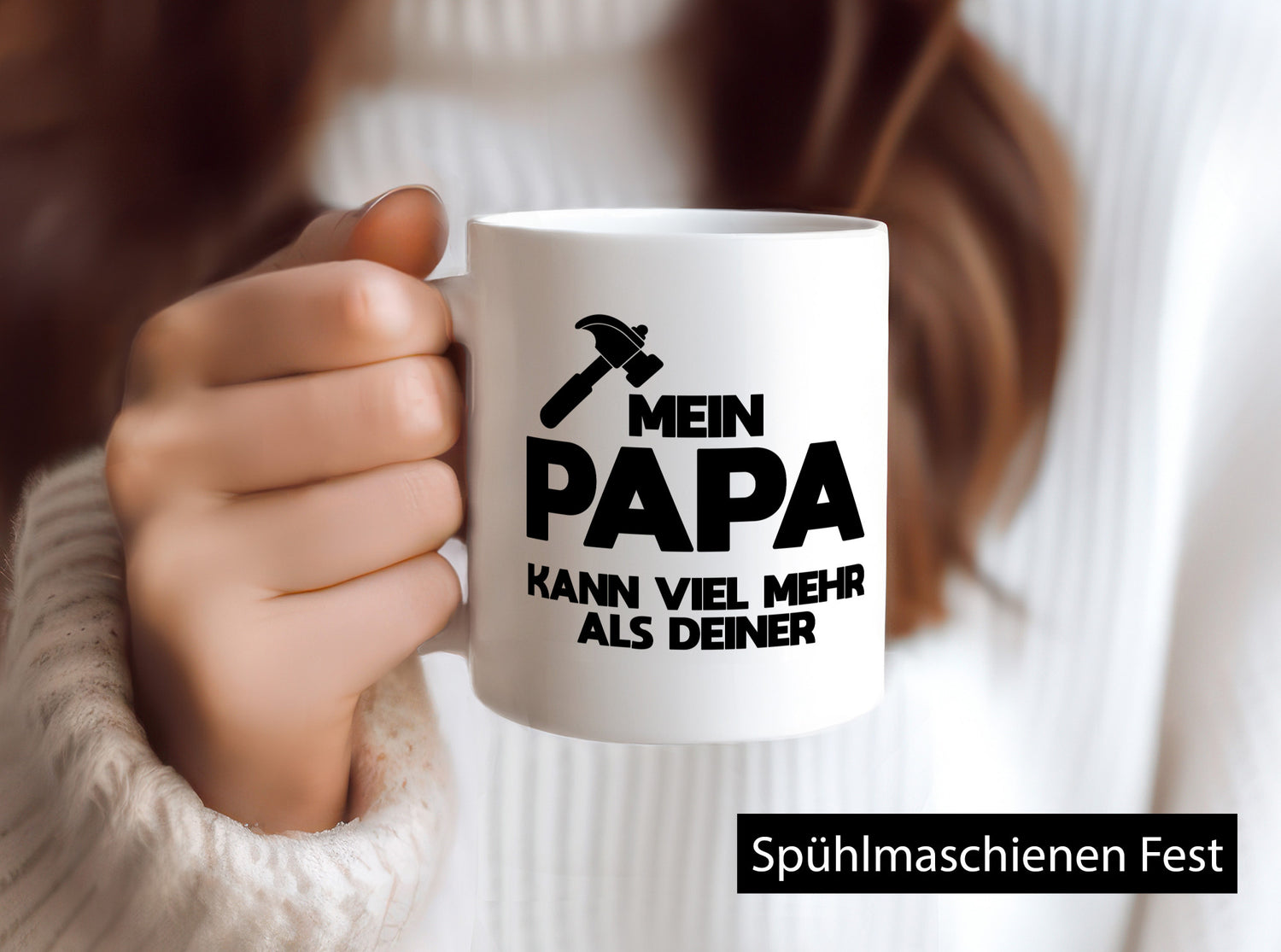 Mein papa kann viel mehr als deiner | Bester lustiger Spruch Geschenk Humor