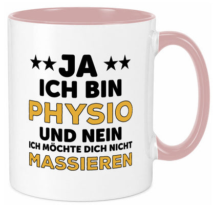 Ich bin Physio | lustige Spruch Tasse Physiotherapeut Geschenkidee Humor
