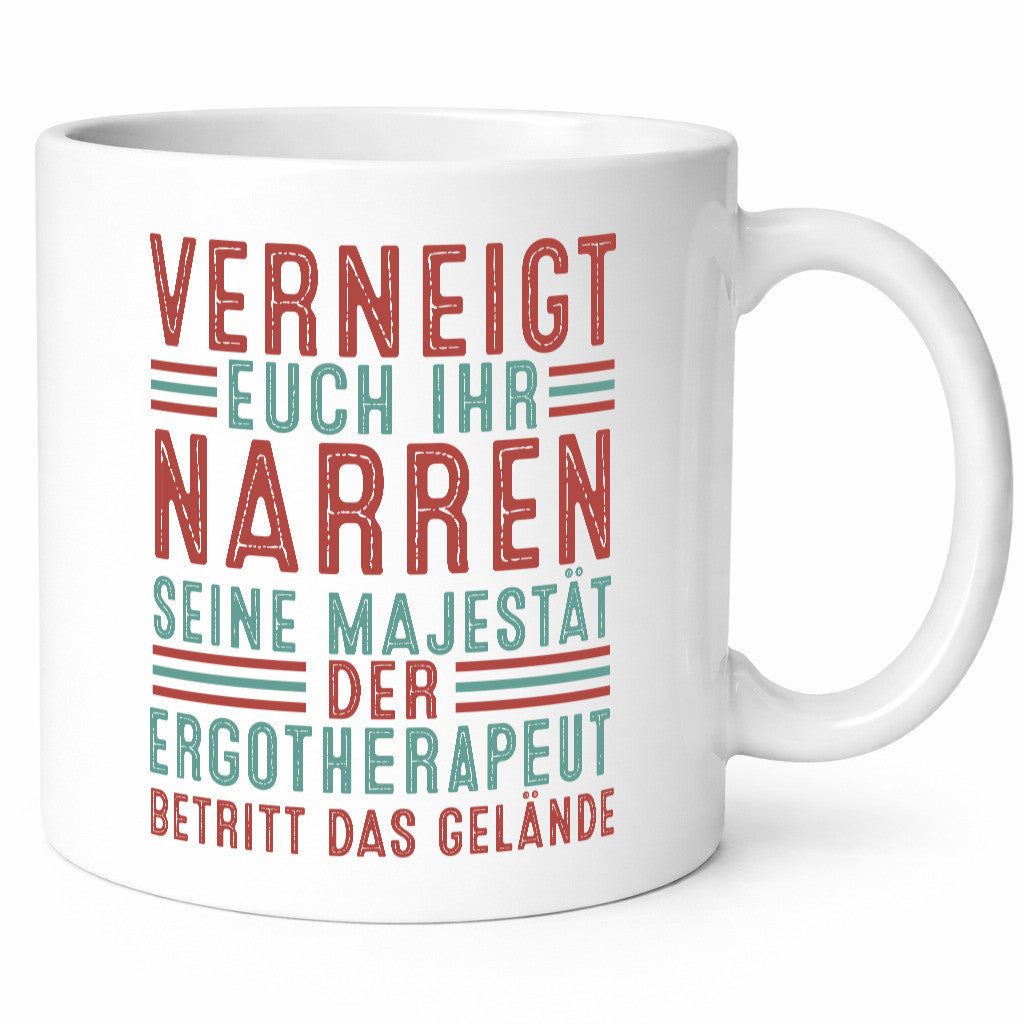 Verneigt euch: Ergotherapeut | Ergotherapie v2 Geschenkidee Humor Tasse
