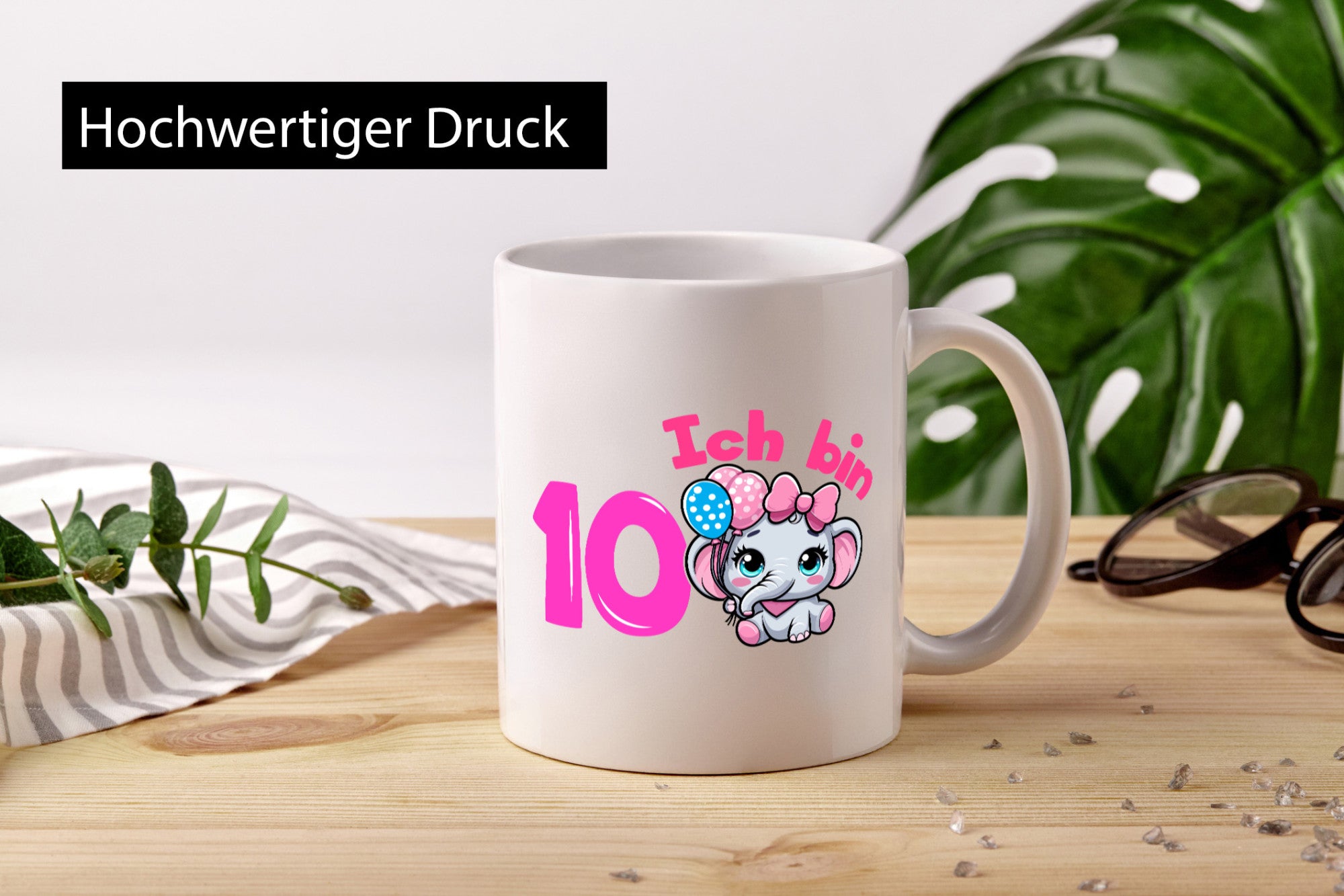 10. Geburtstag | 10 Jahre Elefant Mädchen Geschenk Geschenkidee lustiger Spruch