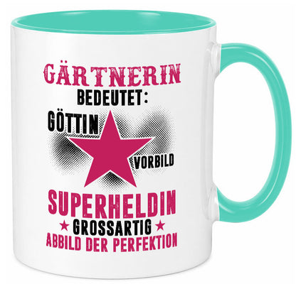 Bedeutung von Gärtnerin | Gartenbau lustiger Spruch Geschenk Humor Geschenkidee Tasse