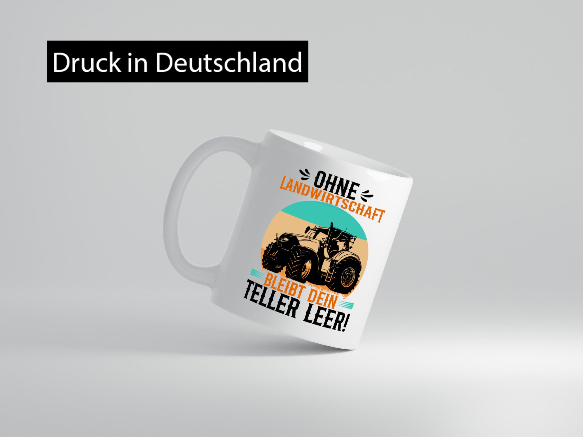 Dein Teller bleibt leer | landwirt Bauer Traktor lustiger Spruch Geschenk Humor