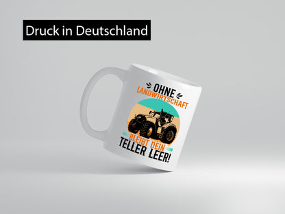 Dein Teller bleibt leer | landwirt Bauer Traktor lustiger Spruch Geschenk Humor