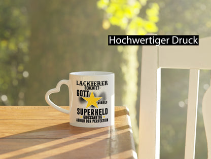 Bedeutung von Lackierer | Definition lackieren Geschenkidee Humor Tasse