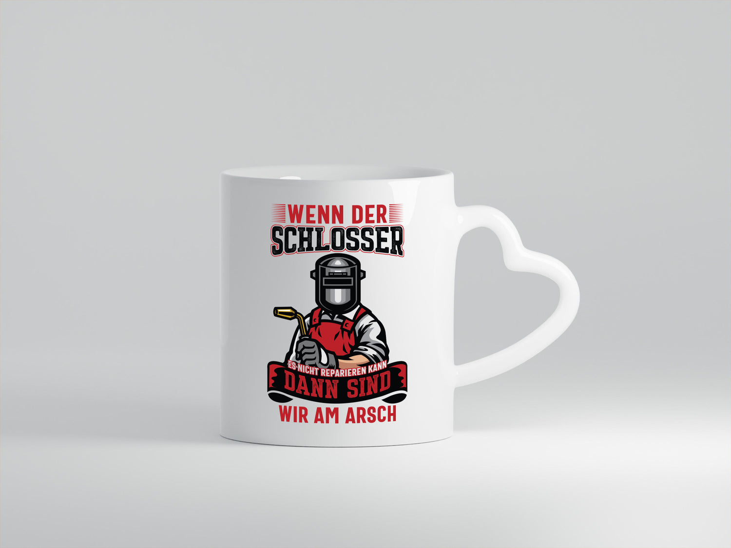 Schlosser kann nicht reparieren, dann am Arsch | Schweisser Geschenk Humor