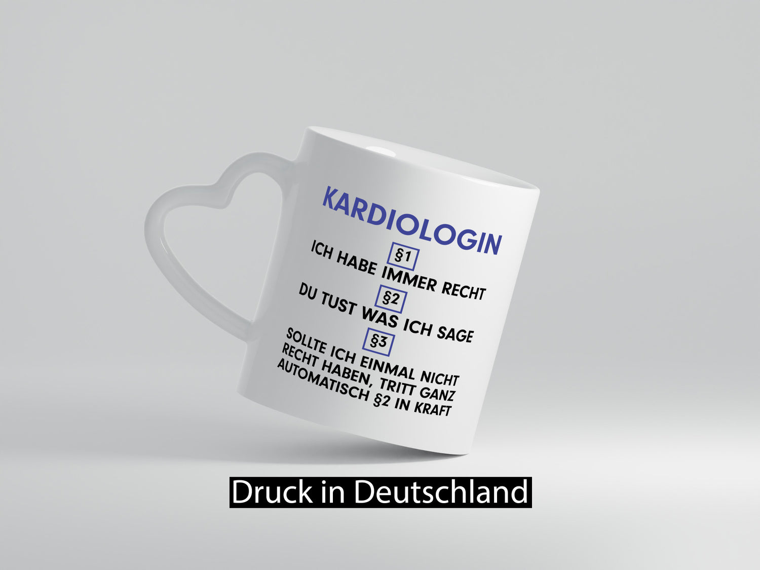 Ich habe immer Recht Kardiologin | Kardiologie v2 Humor Geschenkidee Tasse