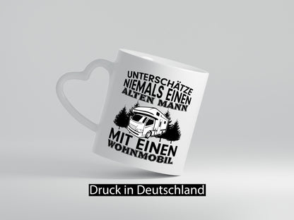 Alter Mann mit Wohnmobil | Männer Tasse Camping Geschenk Humor Geschenkidee