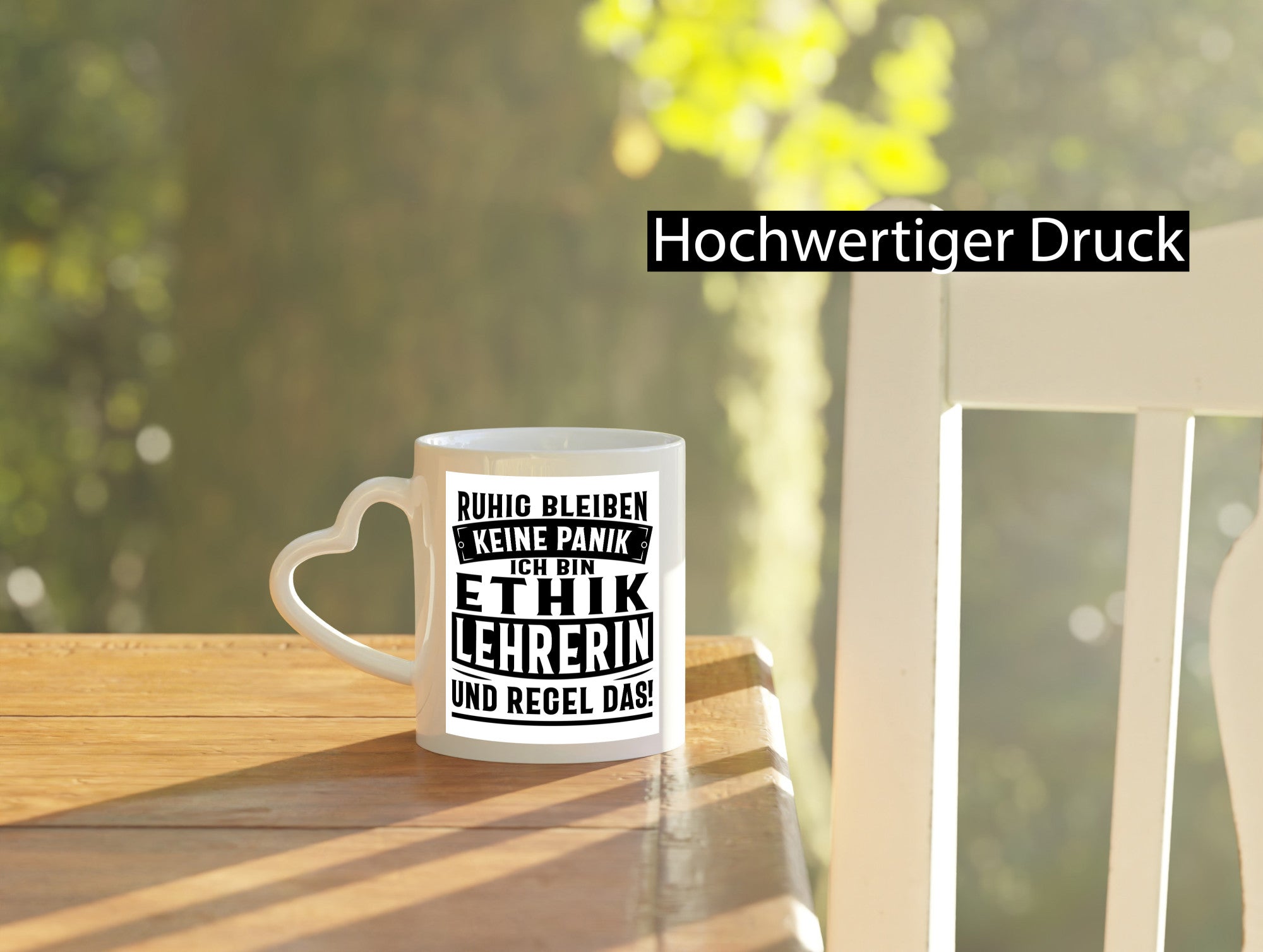 Ethik Lehrerin regelt das Geschenk Humor Geschenkidee lustiger Spruch Tasse