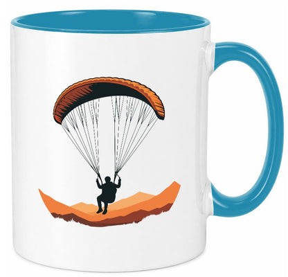 Gleitschirm | Motiv Paragleiter Gleitschirmfliegen vl3 Humor Geschenkidee Tasse