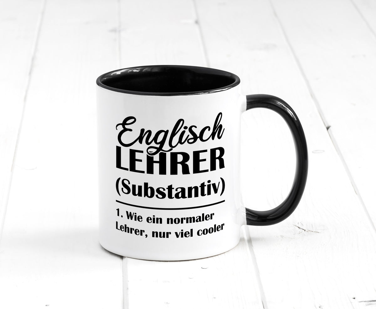 Englisch Lehrer, normal, nur viel cooler Geschenk Humor Geschenkidee lustiger Tasse