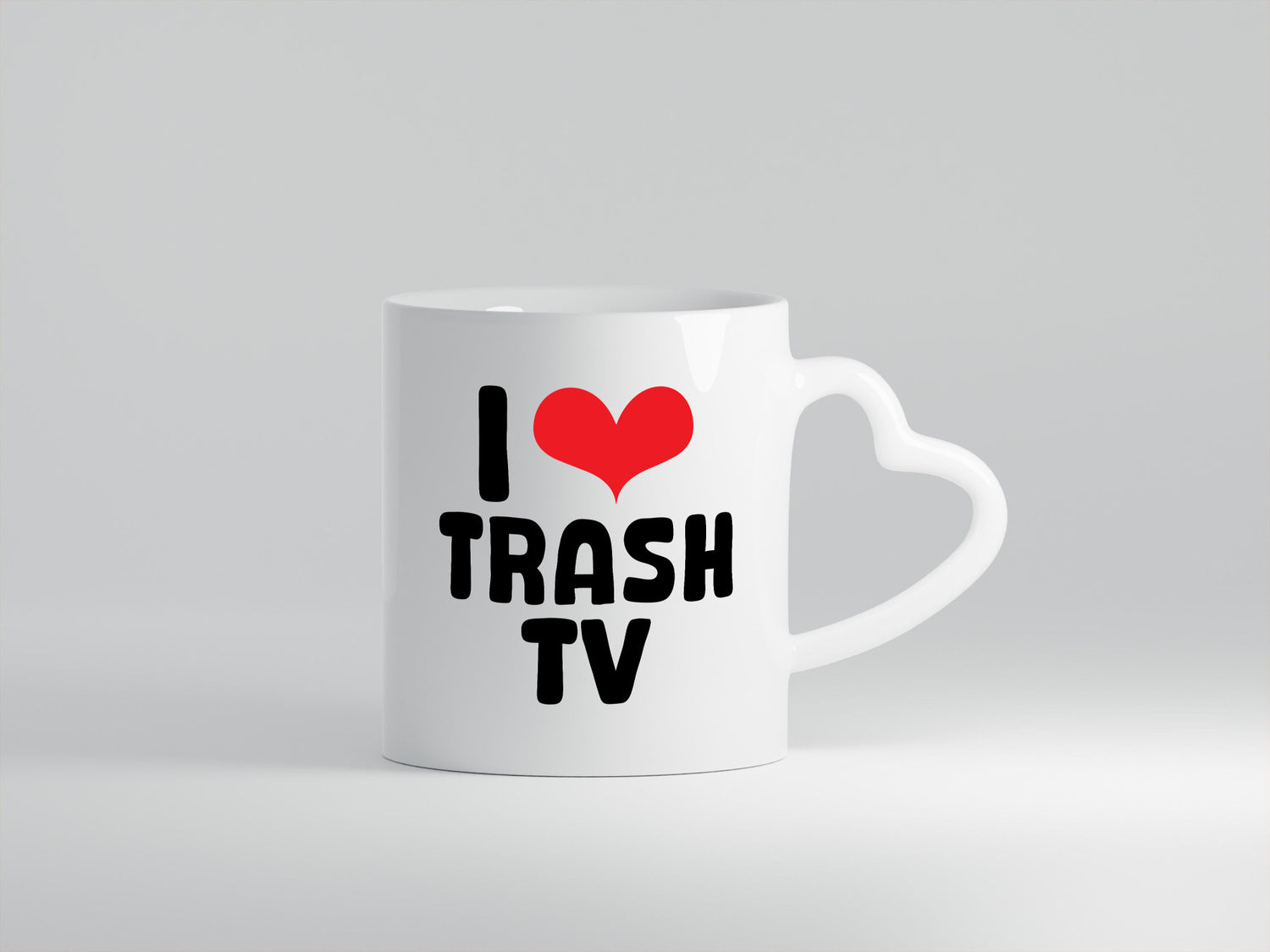 I love Trash TV | v2 lustig Humor Geschenkidee Geschenk Tasse