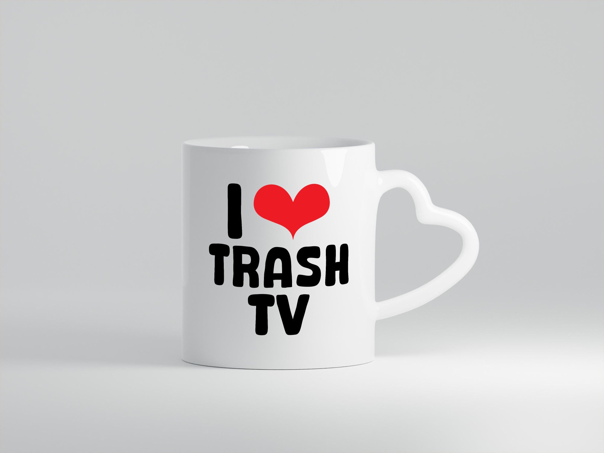 I love Trash TV | v2 lustig Humor Geschenkidee Geschenk Tasse