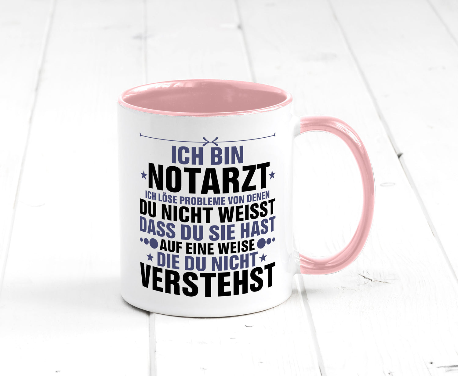 Löse Probleme: Notarzt | Arzt v2 Geschenkidee Humor Tasse