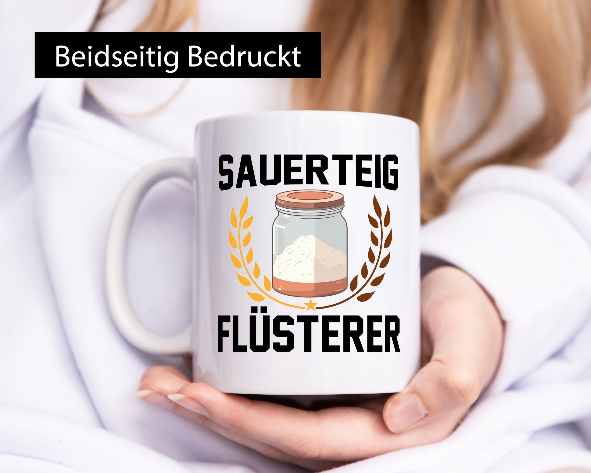 Sauerteig Flüsterer | Bäcker Backen lustig Humor Geschenkidee Geschenk Tasse