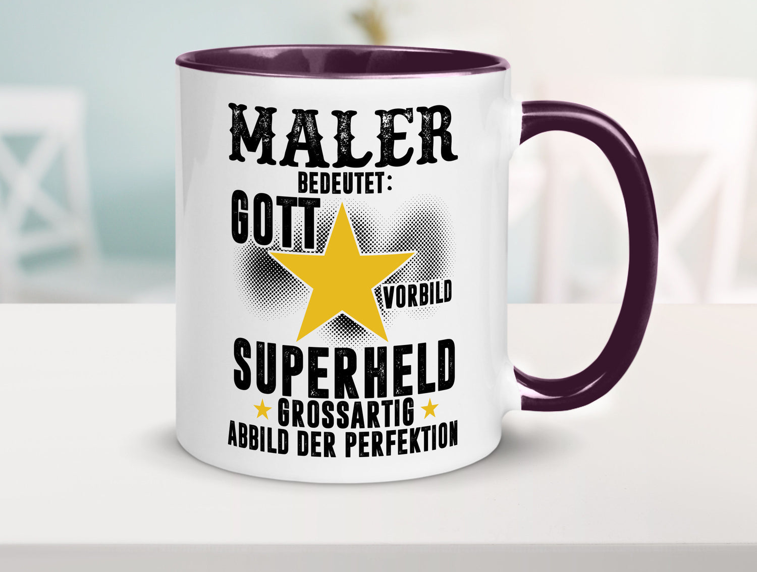 Bedeutung von Maler | Malerei Humor Geschenkidee Tasse