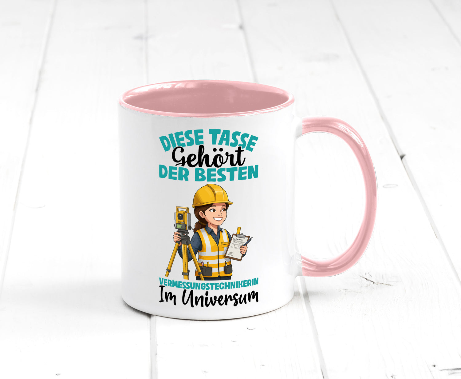 Im Universum: Vermessungstechnikerin | Techniker lustiger Spruch Geschenk Humor