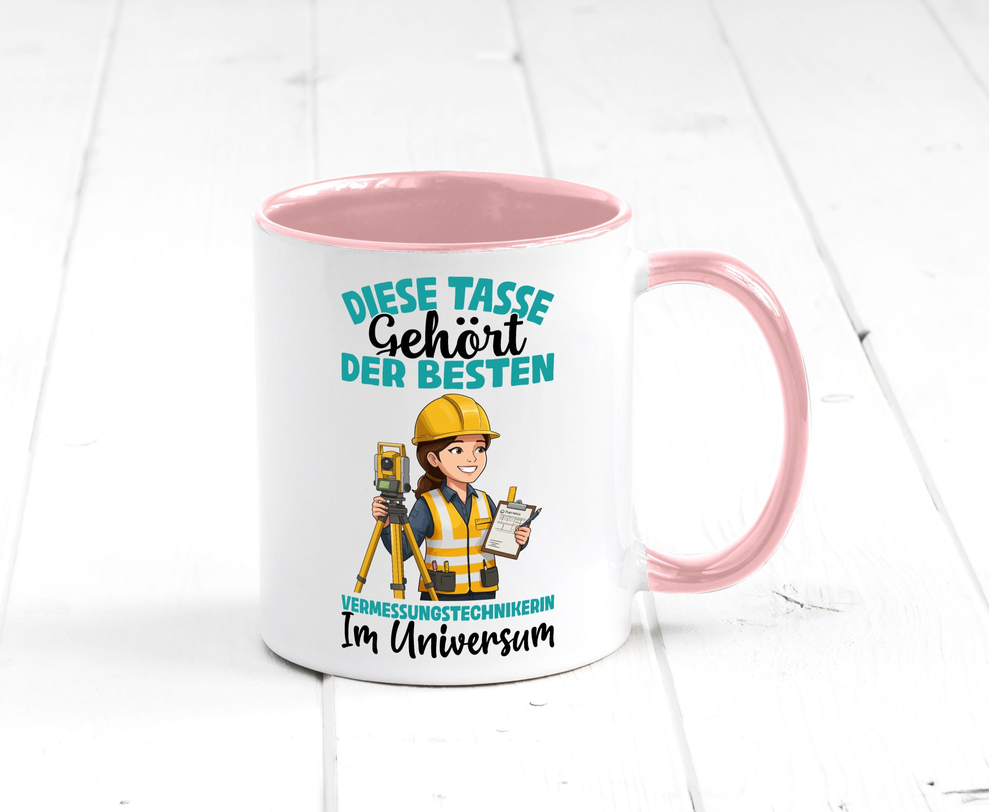 Im Universum: Vermessungstechnikerin | Techniker lustiger Spruch Geschenk Humor