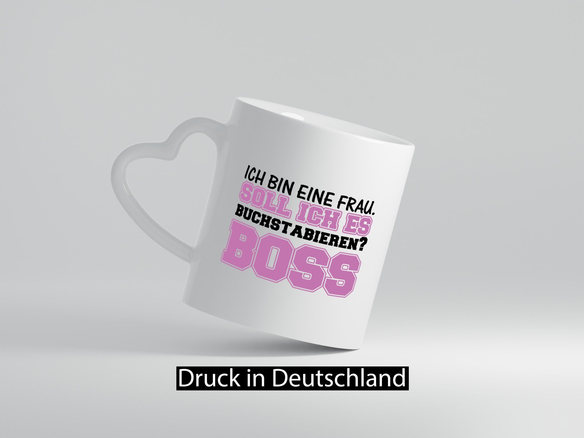 Ich bin der Boss Geschenk Humor Geschenkidee lustiger Spruch Tasse