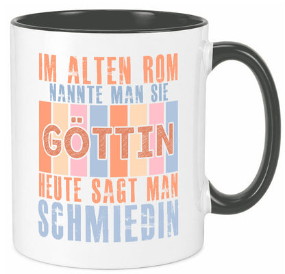Heute sagt man: Schmiedin | Schmied Beruf Schmiederei lustiger Spruch Geschenk