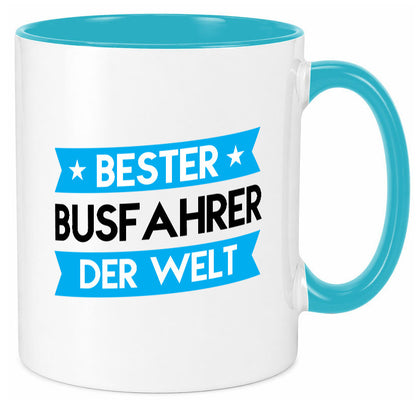 Bester Busfahrer | Berufsfahrer Fahrer v2 Geschenkidee Arbeit Kollegen Büro