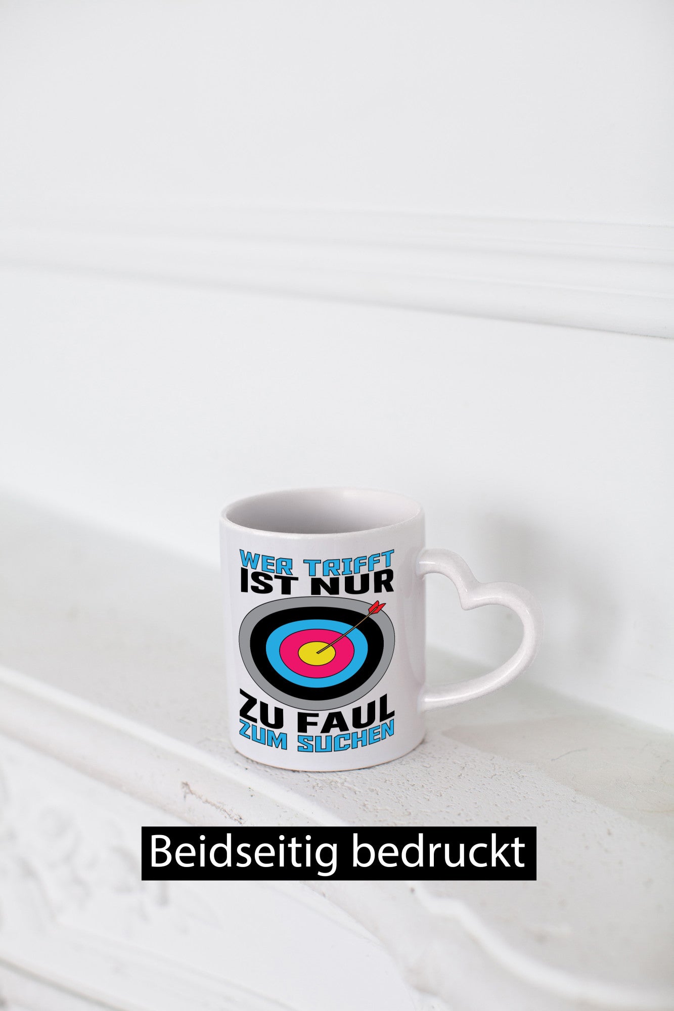 Wer trifft, ist nur zu faul zum Suchen | Bogenschießen Geschenk Humor