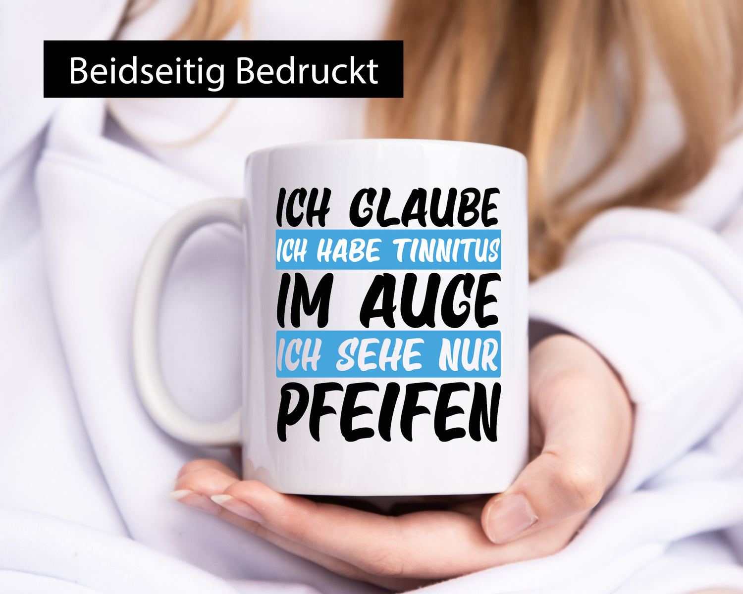 Tinnitus im Auge | Ich sehe Pfeifen lustiger Spruch Humor lustig Geschenkidee