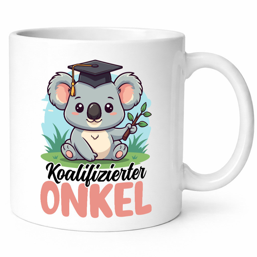 Koalifizierter Onkel | Neffe Bruder Familie Humor Geschenkidee Tasse