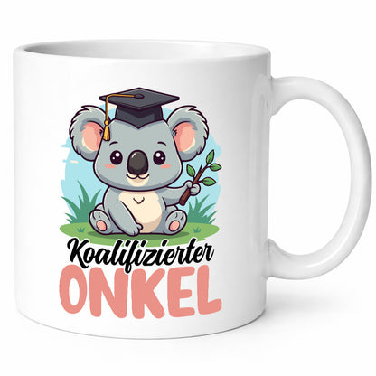 Koalifizierter Onkel | Neffe Bruder Familie Humor Geschenkidee Tasse