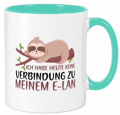 Verbindung zum Elan | WLAN Faultier Faulpelz Laufband Humor Tierliebhaber