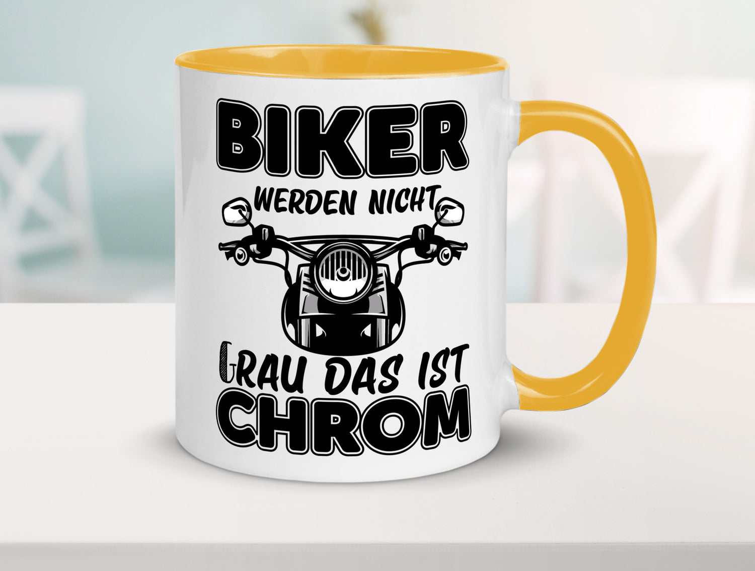 Biker werden nicht grau | Motorrradfahrer Tasse Humor Geschenkidee