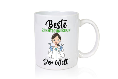 Beste Zahntechnikerin | Zahnmedizin v2 Geschenkidee Humor Tasse
