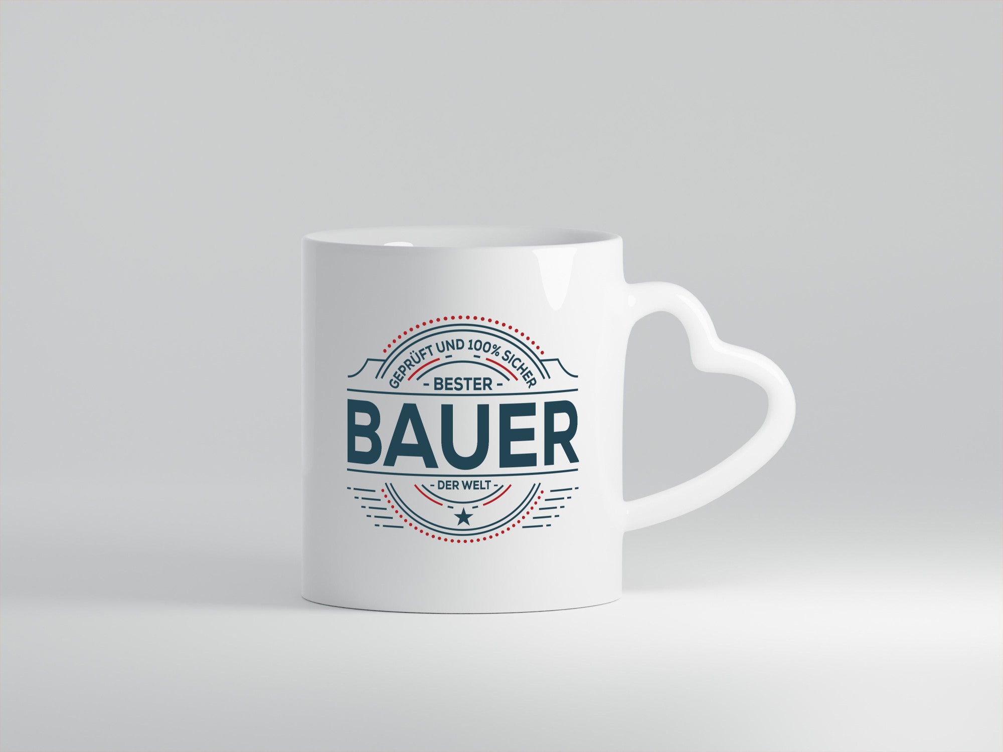 Geprüft und sicher: Bauer | Bauernhof Landwirtschaft lustiger Spruch Geschenk