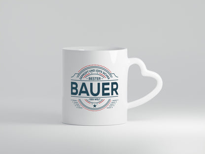 Geprüft und sicher: Bauer | Bauernhof Landwirtschaft lustiger Spruch Geschenk