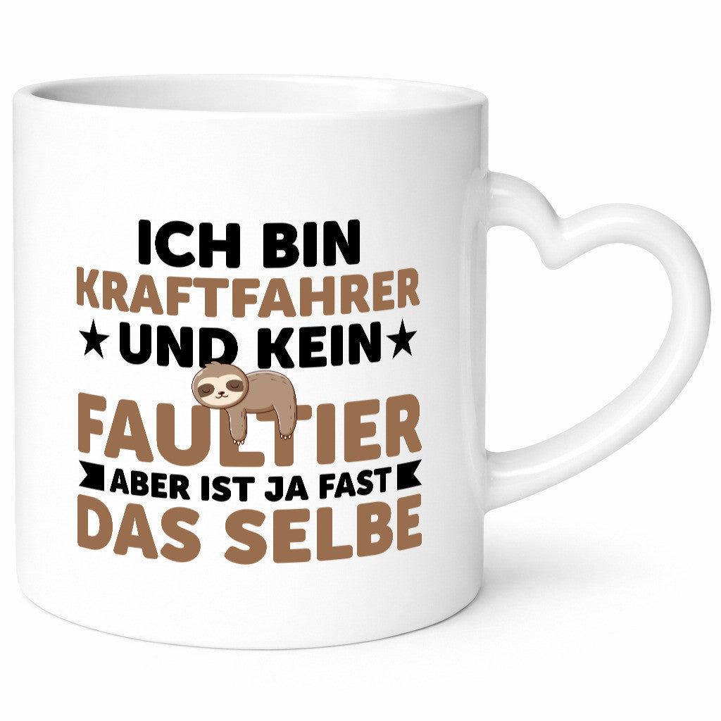 Ich bin kein Faultier: Kraftfahrer | Lastwagen LKW Fahrer Geschenkidee