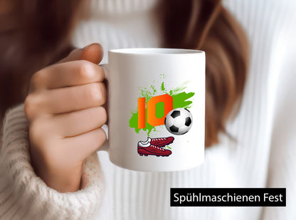 10. Geburtstag | Jungen Fußball Fußballspieler lustiger Spruch Geschenk