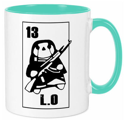 13 L.O lustiger Spruch Geschenk Humor Geschenkidee Tasse