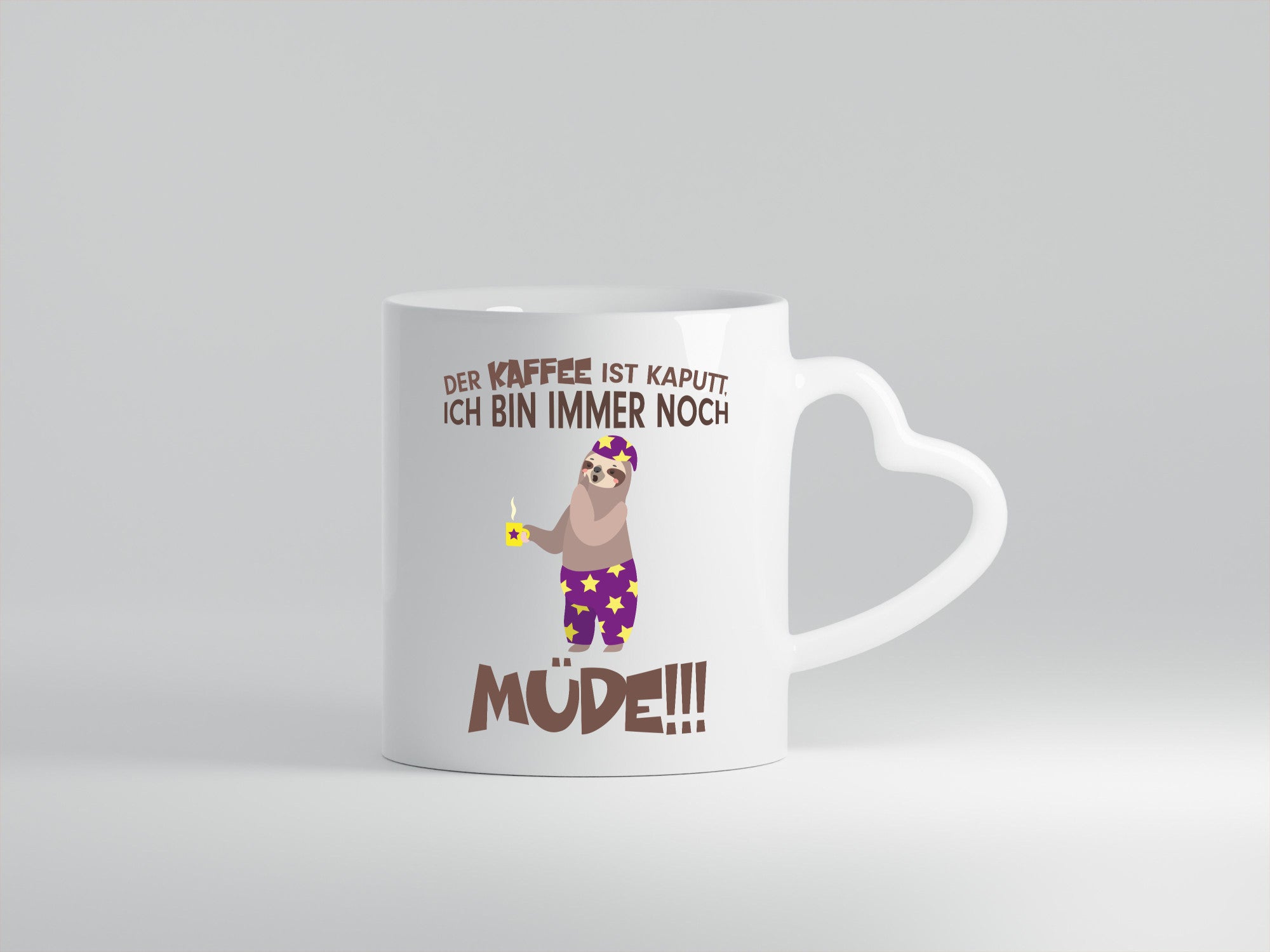 Der Kaffee ist kaputt! lustiger Spruch Geschenk Humor Geschenkidee Tasse