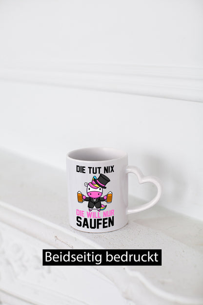 Die tut nix will nur Saufen | Einhorn Bier v2 lustig Humor Geschenkidee