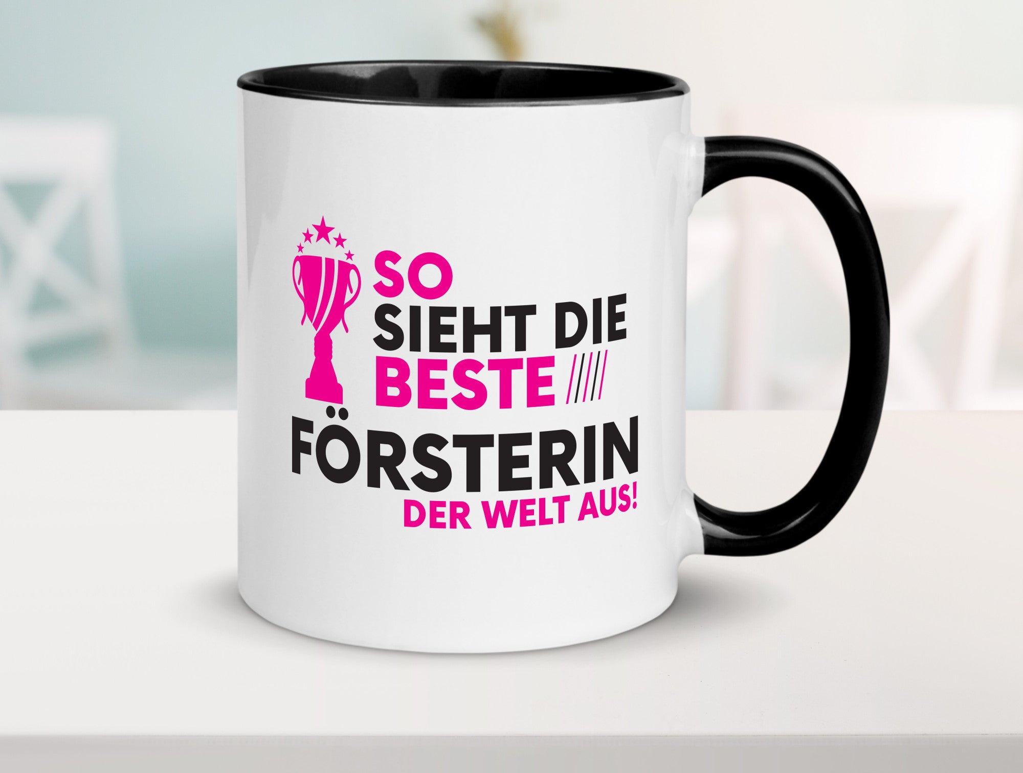 Die Weltbeste Försterin | Forst Arbeit Humor Kollegen Büro Geschenkidee Tasse