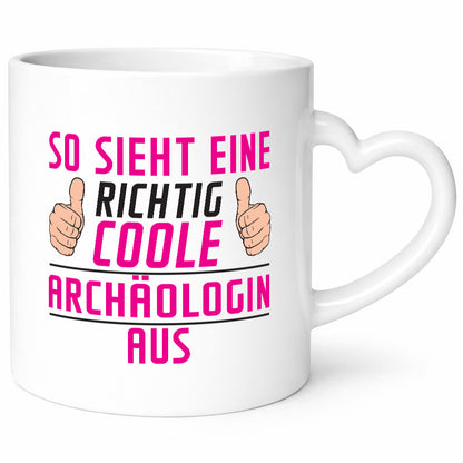 Richtig Coole Archäologin| Archäologie | Forscherin Geschenk Humor Geschenkidee