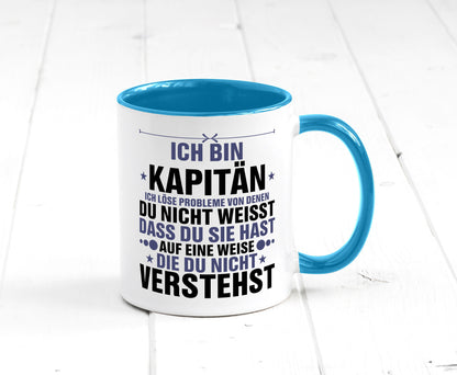 Löse Probleme: Kapitän | Schiffskapitän Schiff v2 Geschenk Humor Geschenkidee