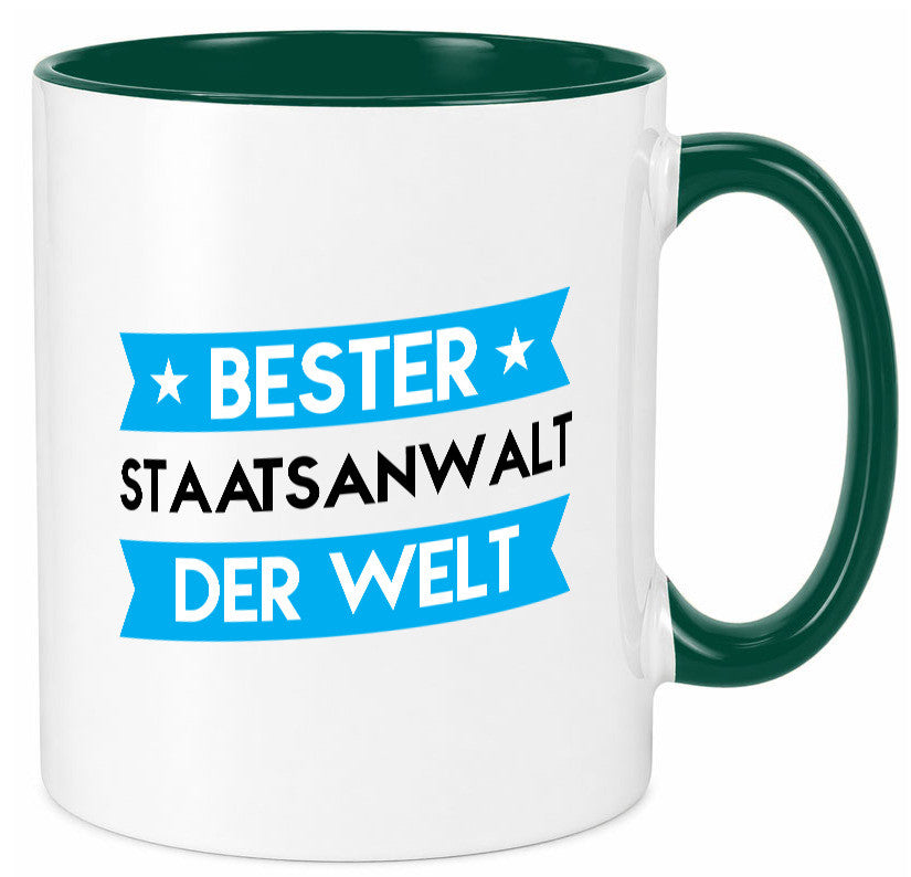 Bester Staatsanwalt | Anwalt Jurist lustig Humor Geschenkidee Geschenk Tasse