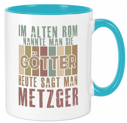 Heute sagt man: Metzger | Fleischer Metzgerei Geschenkidee Humor Tasse