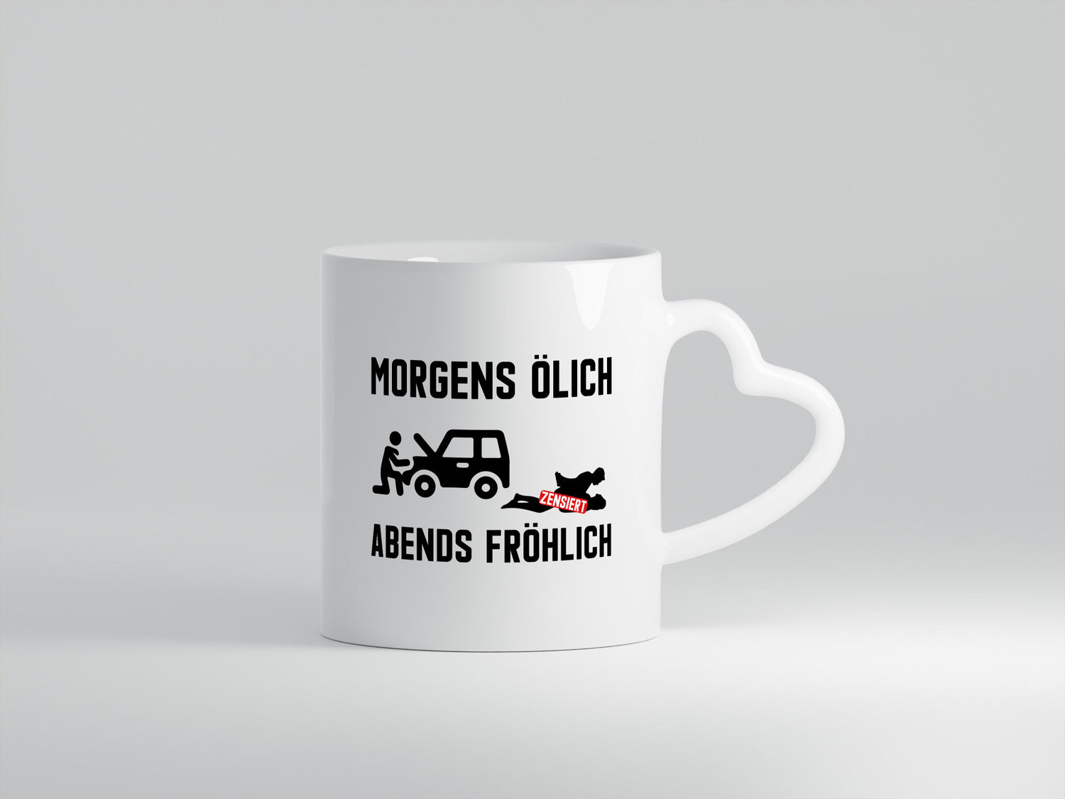 Morgens ölich abends fröhlich | Mechaniker Werkstatt Geschenk Humor