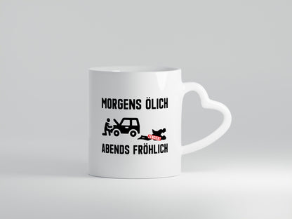 Morgens ölich abends fröhlich | Mechaniker Werkstatt Geschenk Humor