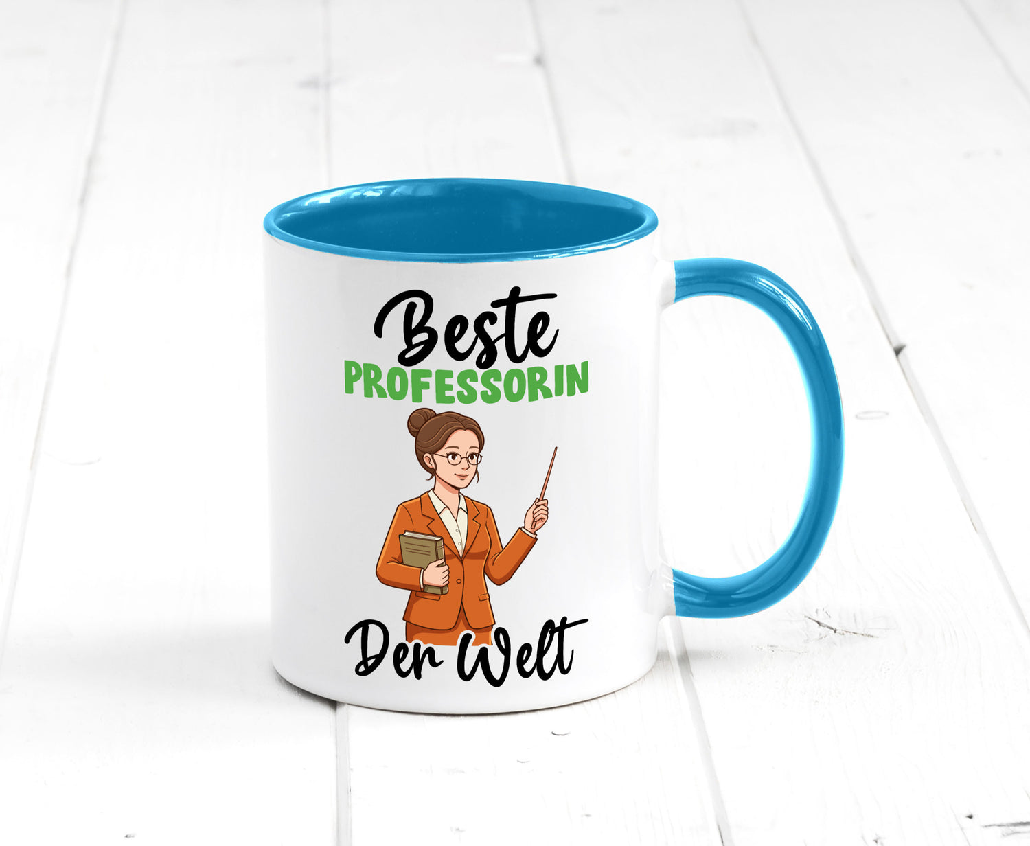 Beste Professorin | Uni Universität v2 Humor Geschenkidee Tasse